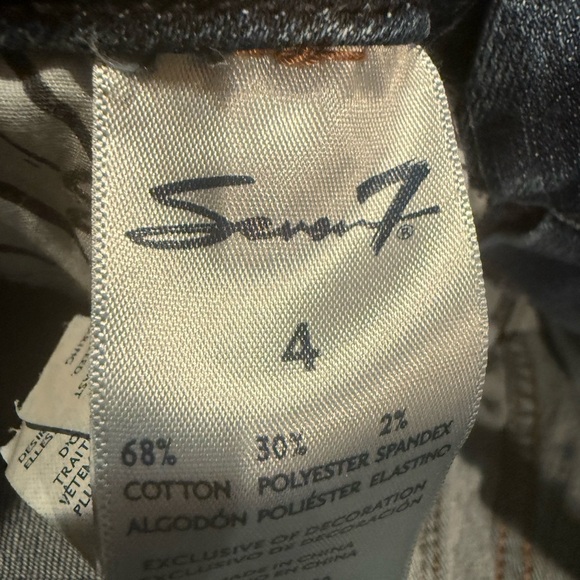 Seven7 Tummyless High-Rise Skinny Jeans Medium Wash Size 4 - Picture 3 of 5